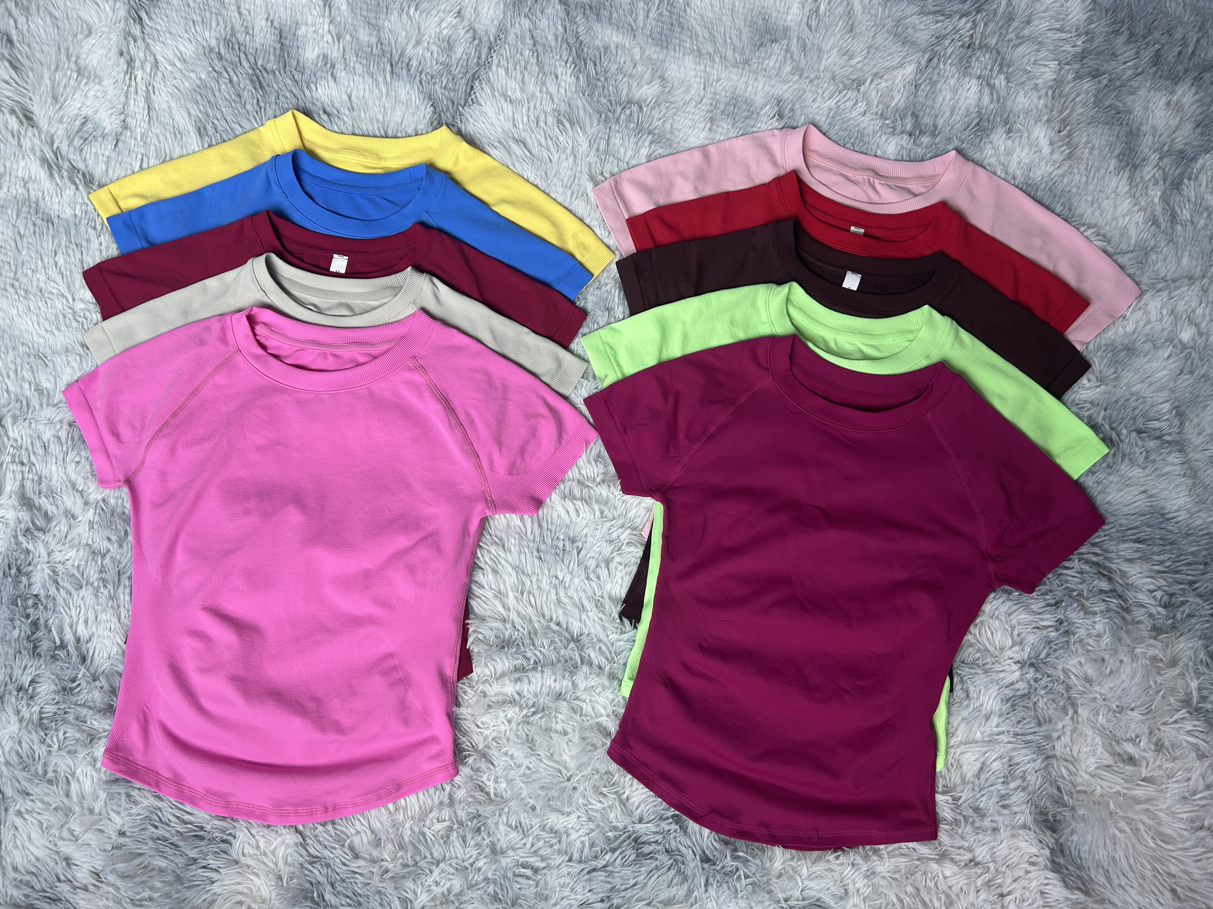 T Shirt Tight Fit - DFLOGO Sports Short Sleeve Top Seamless