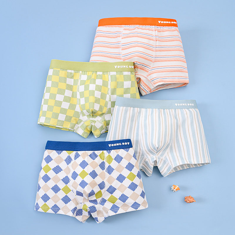 4-Pack Soft Boy Boxer Brief  H - مراجعة Boxer Brief Pack Cotton وسعره