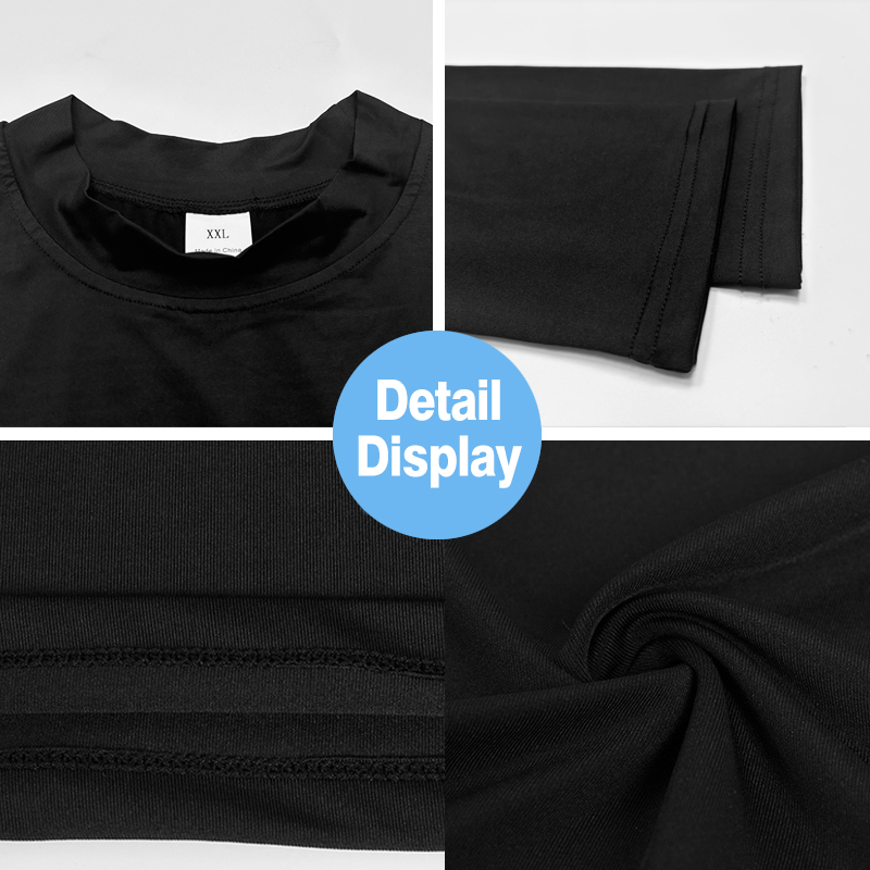 Men's Turtleneck Long-Sleeved  - مراجعة T Shirt Tight Fit وسعره