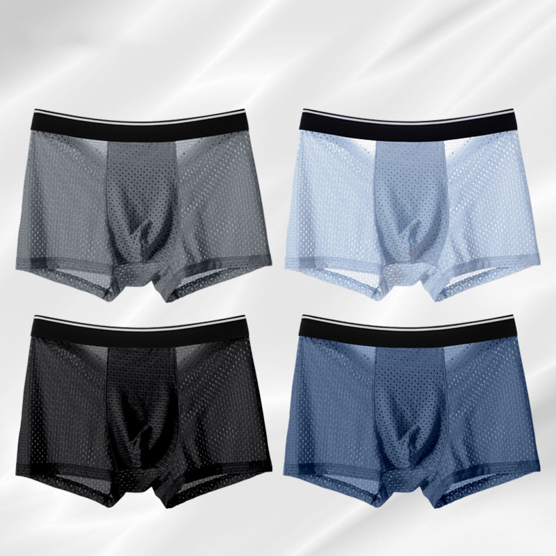 8pcs/Lot Men's Panties Ice Sil - مراجعة Boxer Shorts Modal وسعره