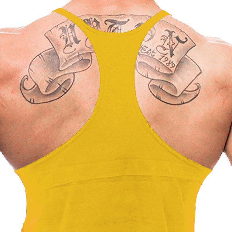 Gym Fitness Bodybuilding Suspe - مراجعة Suspender Tank Top وسعره
