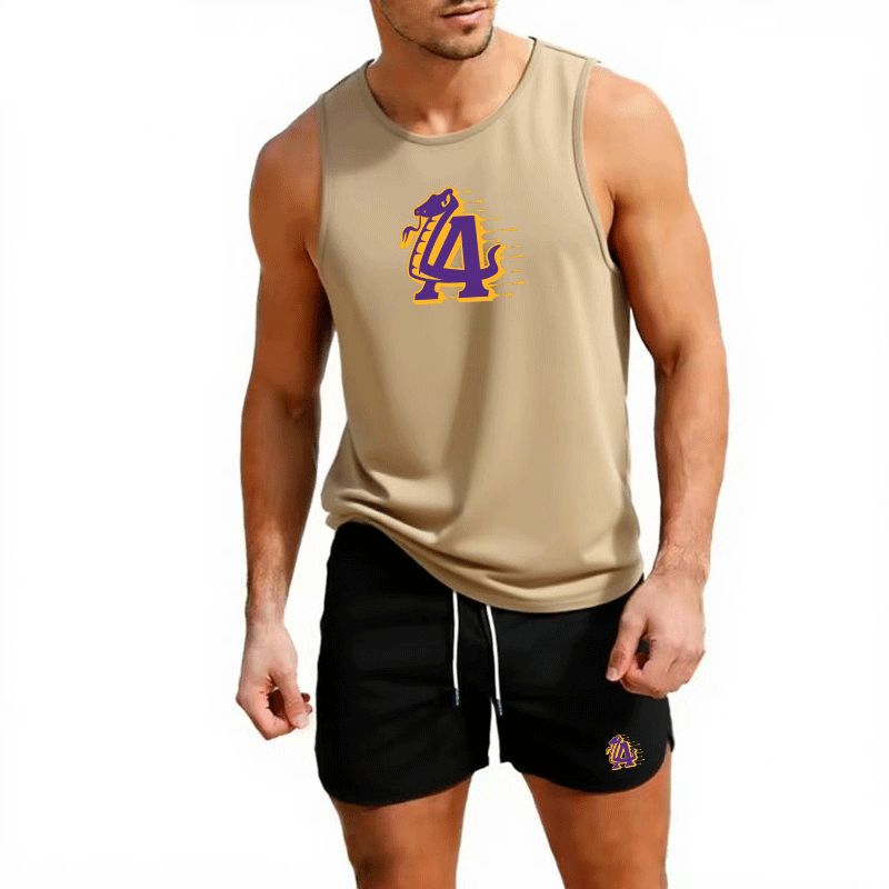 Fitness loose men tank top  sl - مراجعة Sleeveless Undershirt وسعره