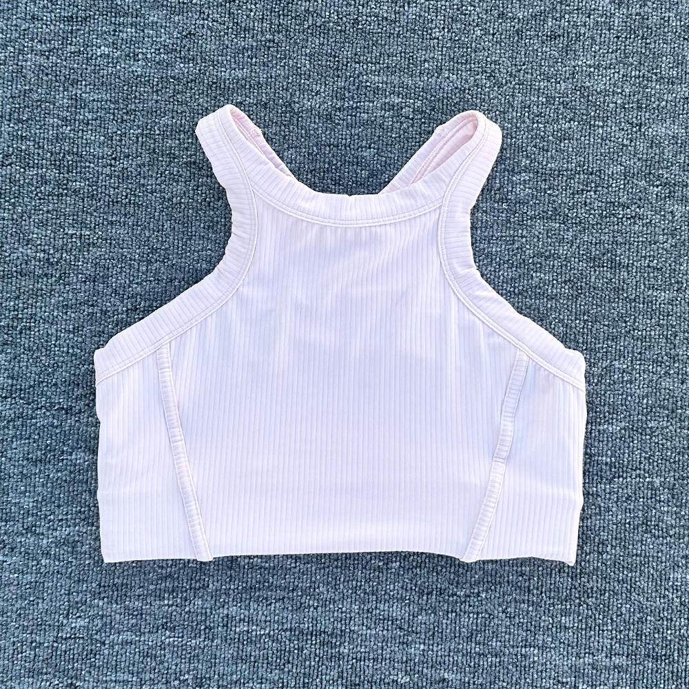 Women Yoga Bra Tank Tops for F - مراجعة Tank Top Ribbed وسعره