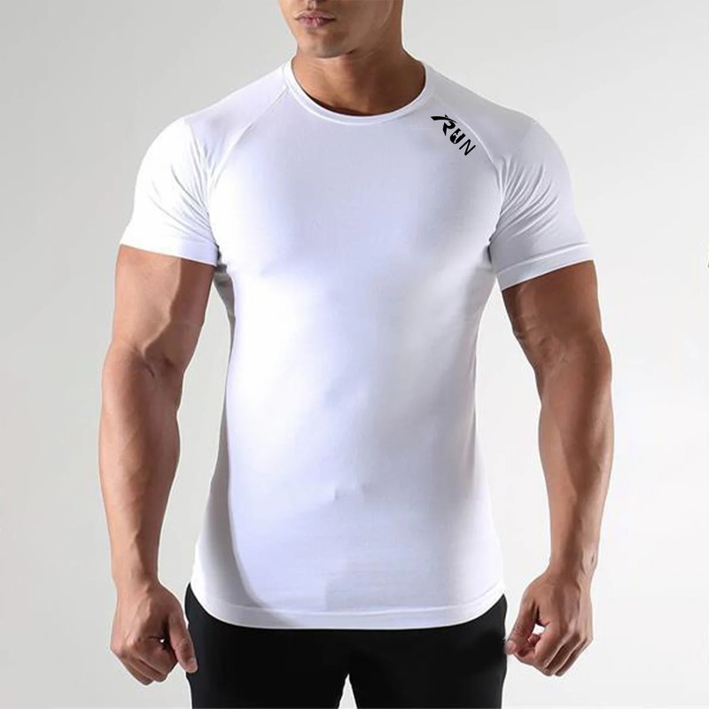 Men Quick Dry Compression Elas - مراجعة T Shirt Tight Fit وسعره
