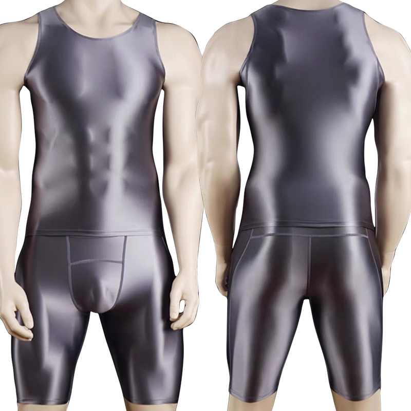 Men Thin Fitness vest Tights s - مراجعة Compression Shorts Athletes وسعره