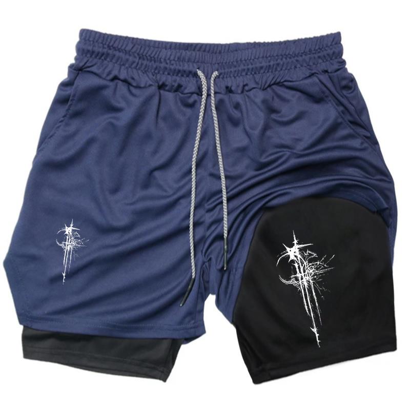 2 in 1 Running Short for Men G - مراجعة Compression Shorts Athletes وسعره