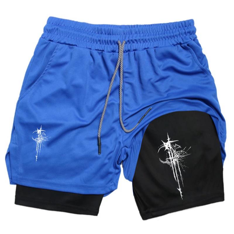 2 in 1 Running Short for Men G - مراجعة Compression Shorts Athletes وسعره