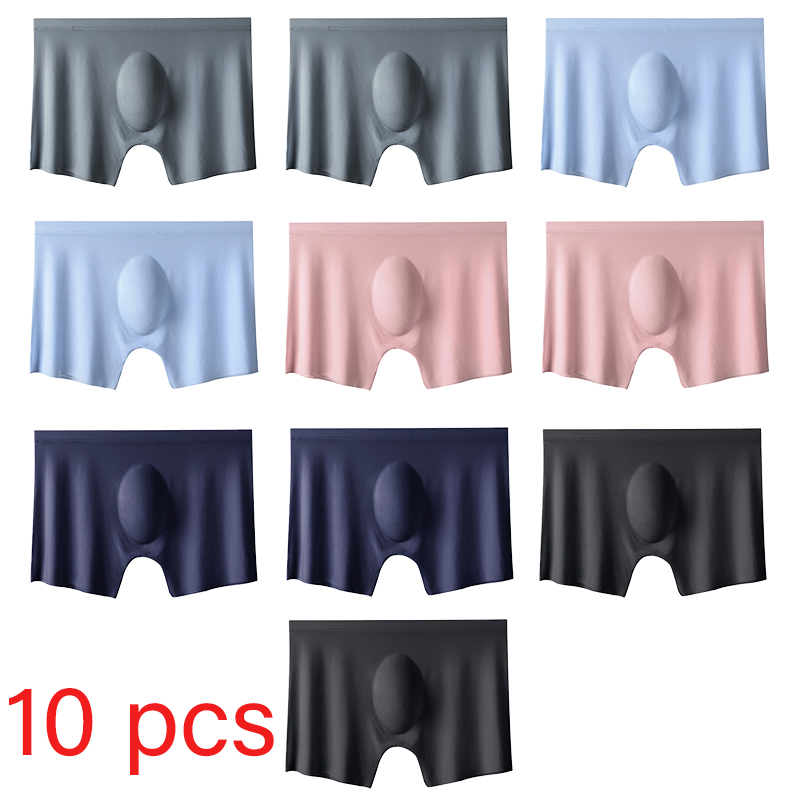 10 Pcs/Lot Men's Summer Ice Si - مراجعة Multi Pack Underwear وسعره