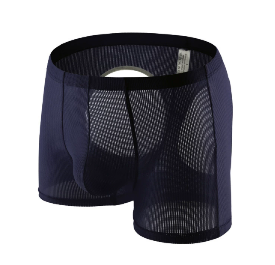 Men's Open Butt Boxer Shorts M - مراجعة Mesh Sport Boxer وسعره
