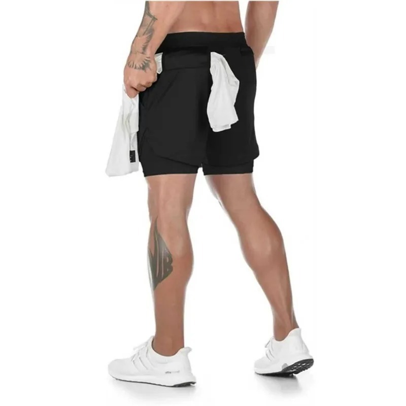 Rimel Print 2in1 Running Worko - مراجعة Compression Shorts Athletes وسعره