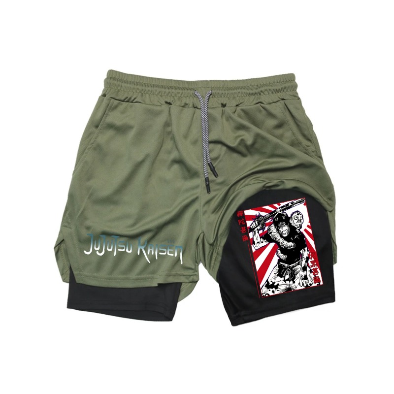 Rimel Print 2in1 Running Worko - مراجعة Compression Shorts Athletes وسعره