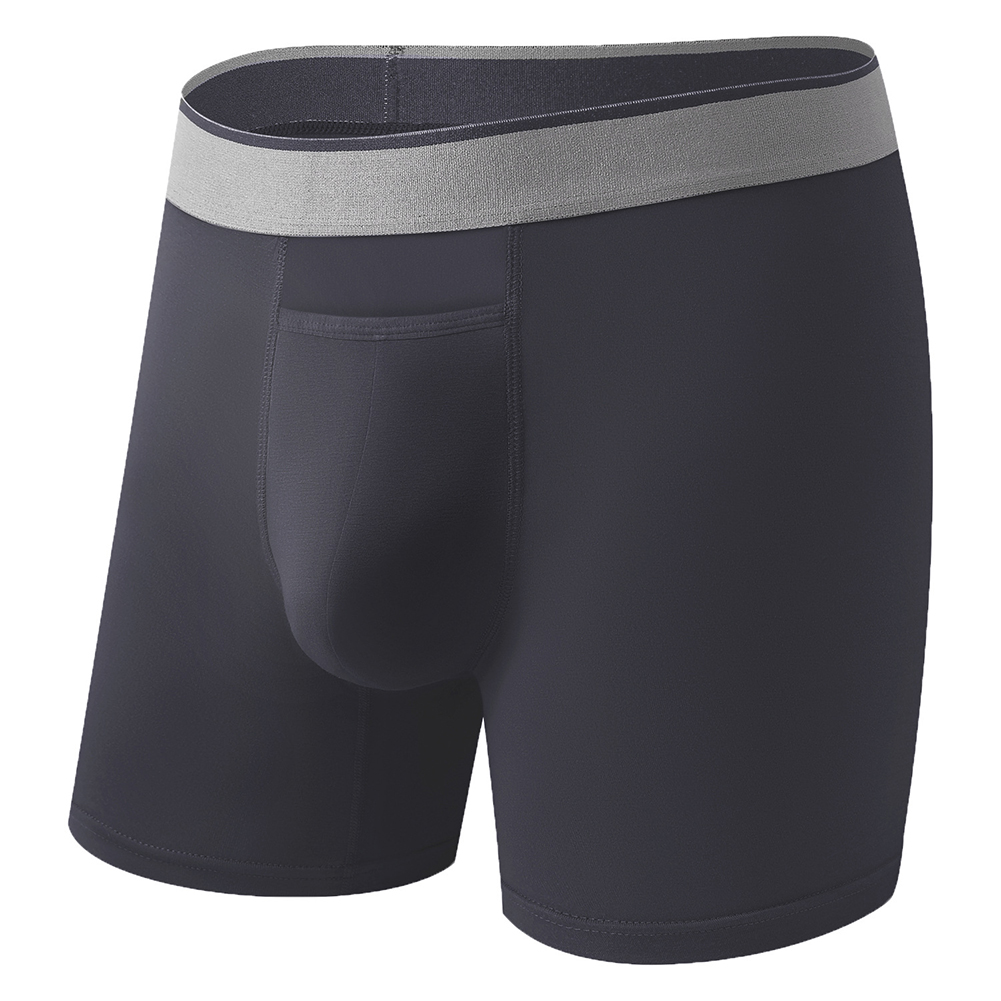 1pc Men Long Leg Shorts Soft U - مراجعة Bamboo Fiber Trunk وسعره