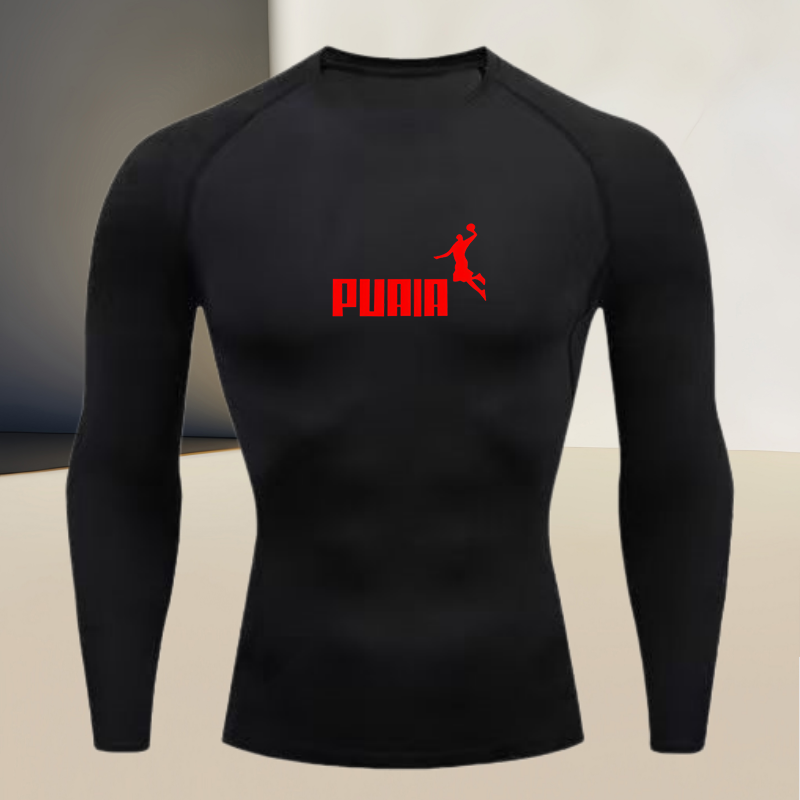 Men's long sleeved round neck  - مراجعة T Shirt Tight Fit وسعره