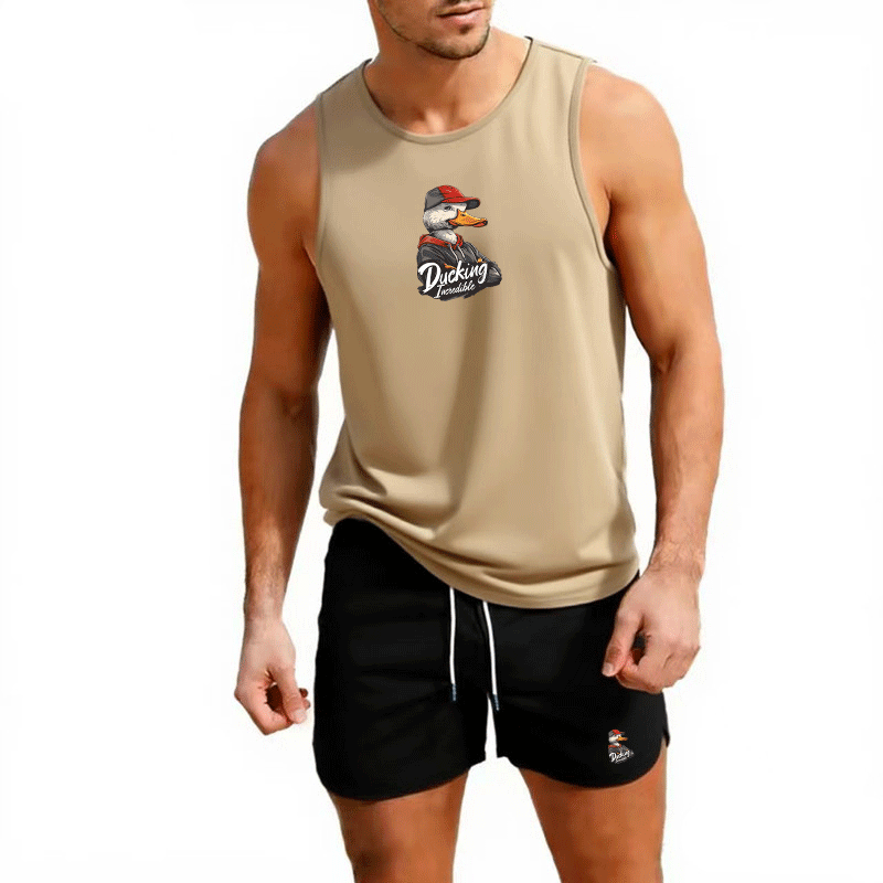 Fitness loose men tank top  sl - مراجعة Sleeveless Undershirt وسعره