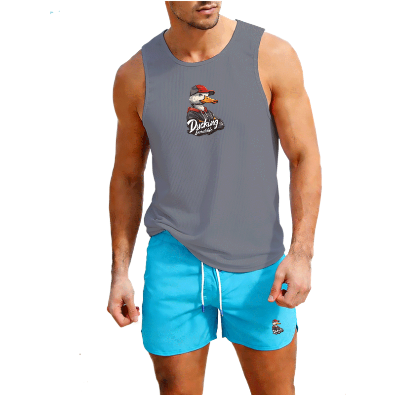 Fitness loose men tank top  sl - مراجعة Sleeveless Undershirt وسعره