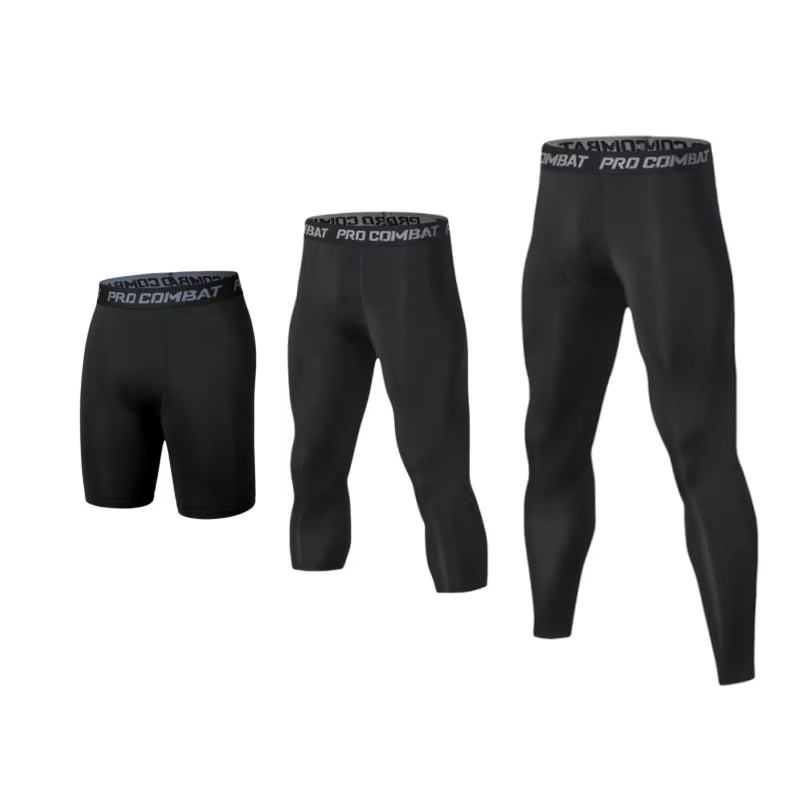1-Piece Set Mens Compression P - مراجعة Compression Shorts Athletes وسعره
