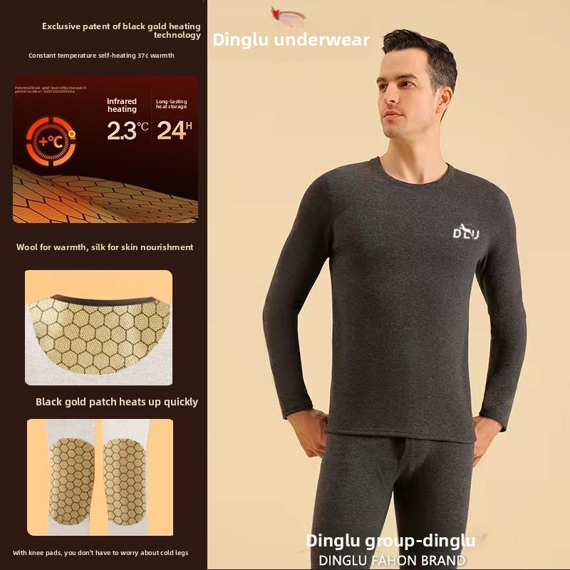 Deer Black Gold Graphene Self- - مراجعة Thermal Long John وسعره