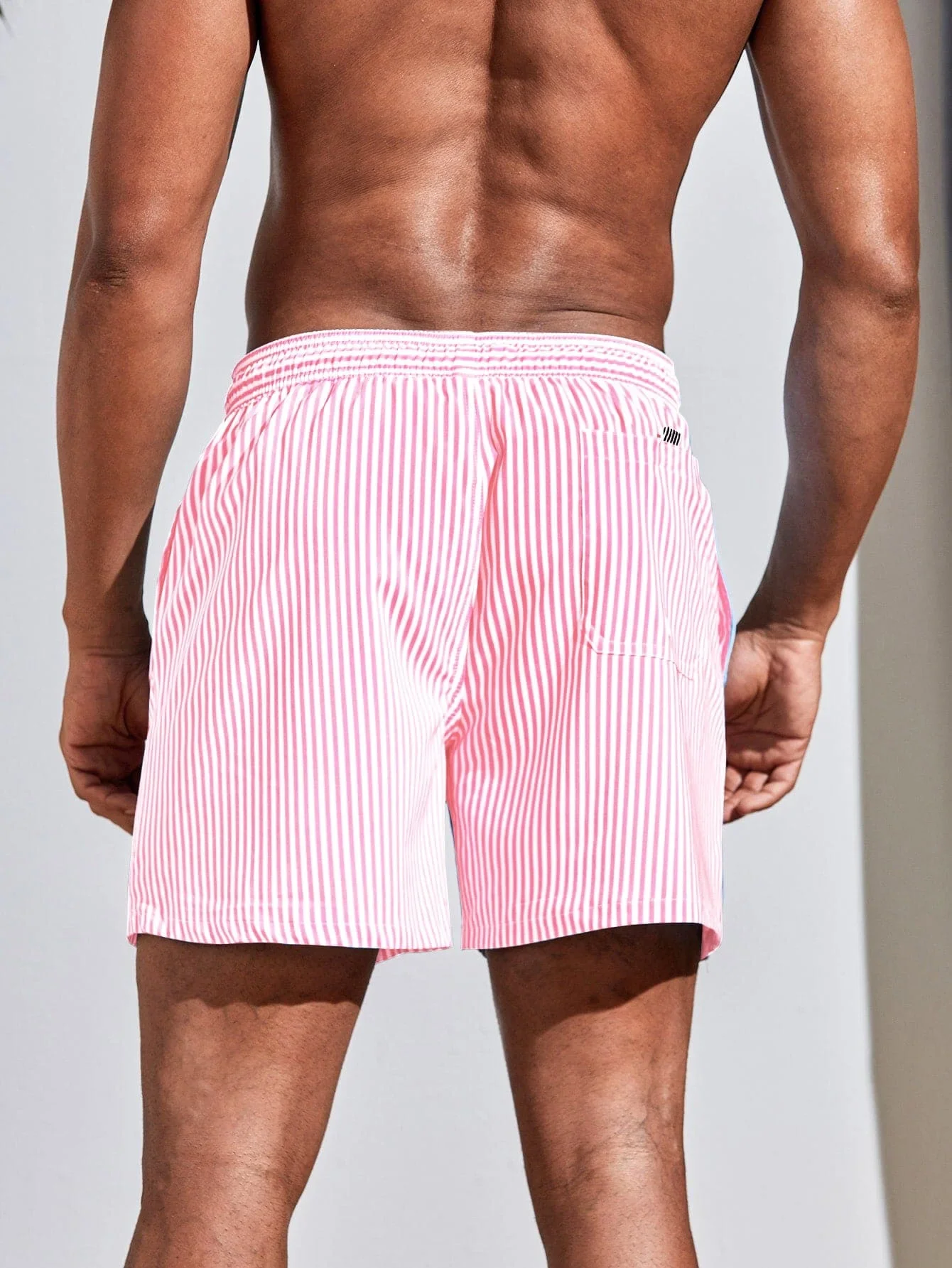 Men Vertical Striped Drawstrin - مراجعة Bamboo Fiber Trunk وسعره