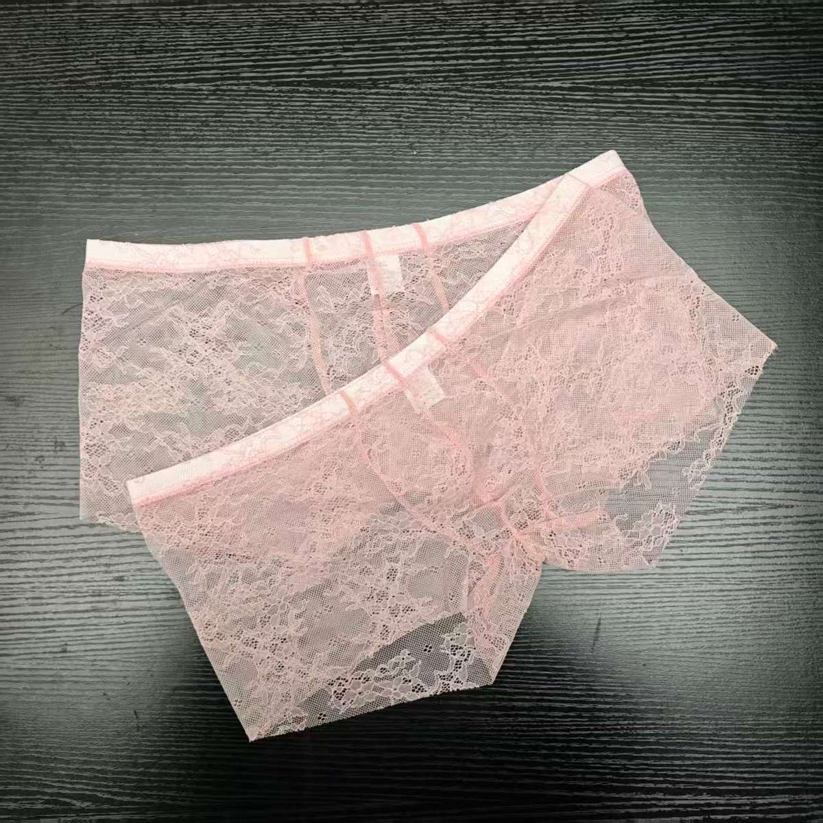 2PCS PACK Man's Pink Lace Brie - مراجعة Boxer Brief Pack Cotton وسعره