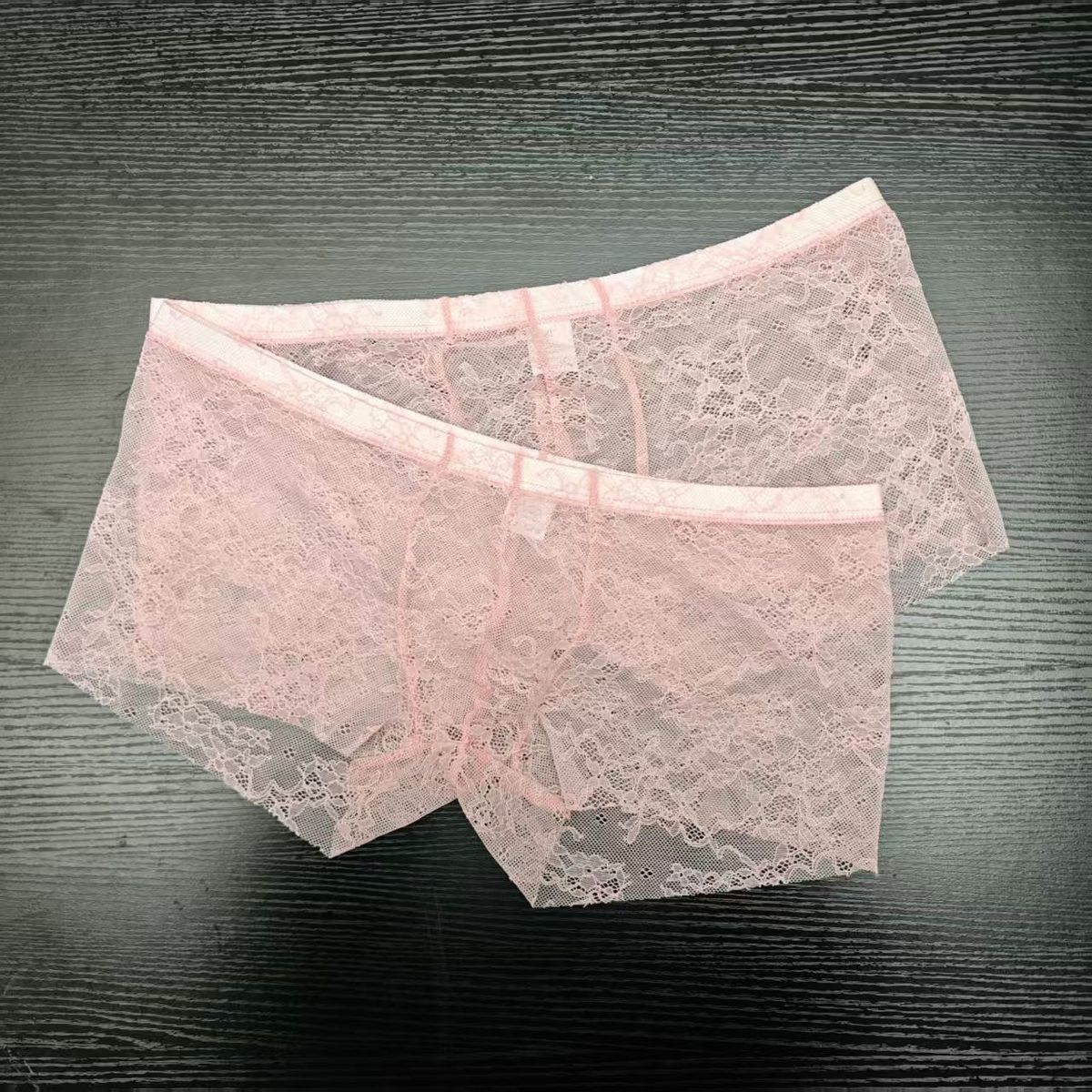 2PCS PACK Man's Pink Lace Brie - مراجعة Boxer Brief Pack Cotton وسعره