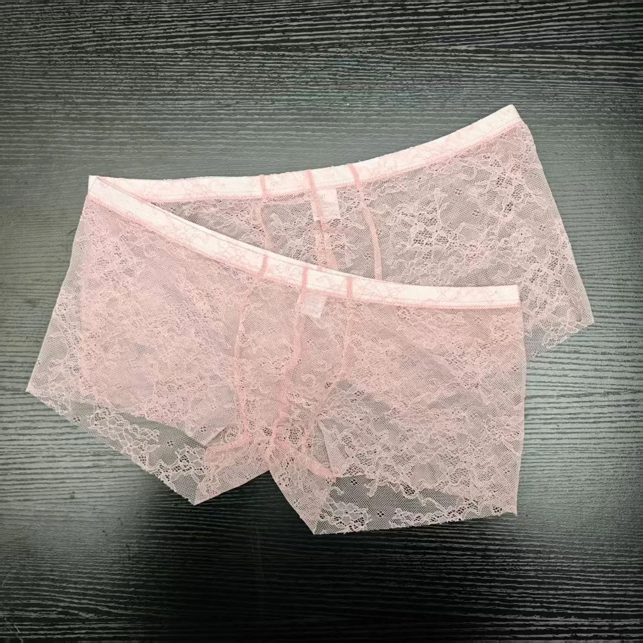 2PCS PACK Man's Pink Lace Brie - مراجعة Boxer Brief Pack Cotton وسعره