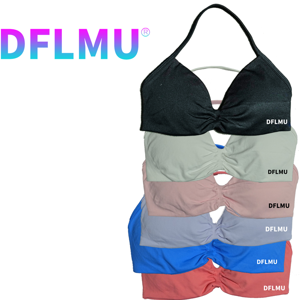 DFLMU Women Halter Sports Bra  - مراجعة Suspender Tank Top وسعره