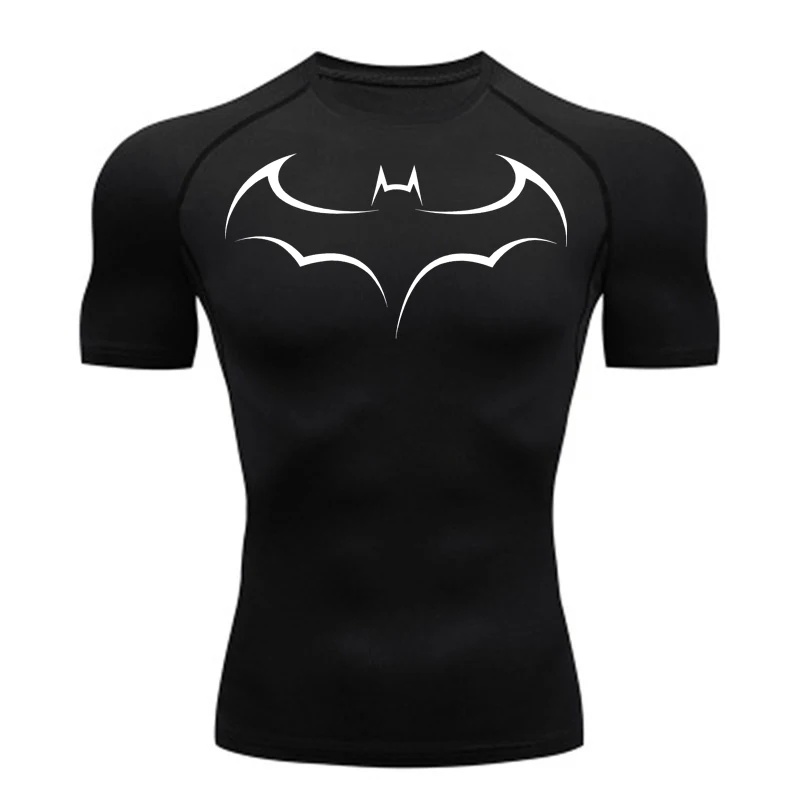 Bat Printed Men's Tight T-Shir - مراجعة T Shirt Tight Fit وسعره