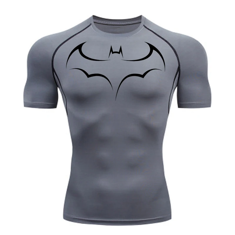 Bat Printed Men's Tight T-Shir - مراجعة T Shirt Tight Fit وسعره