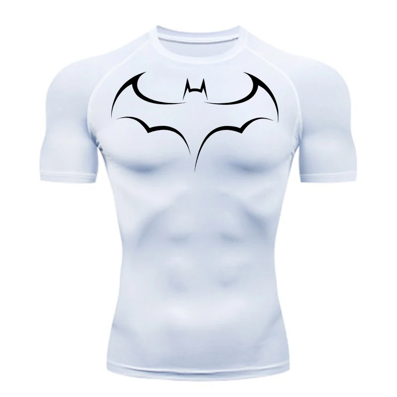 Bat Printed Men's Tight T-Shir - مراجعة T Shirt Tight Fit وسعره