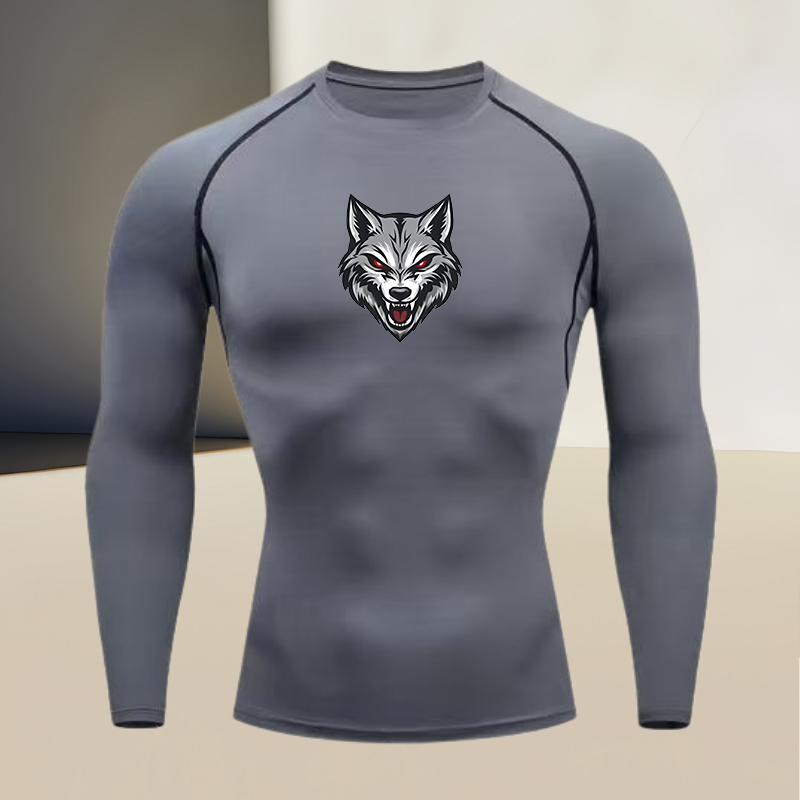 Men's long sleeved round neck  - مراجعة T Shirt Tight Fit وسعره
