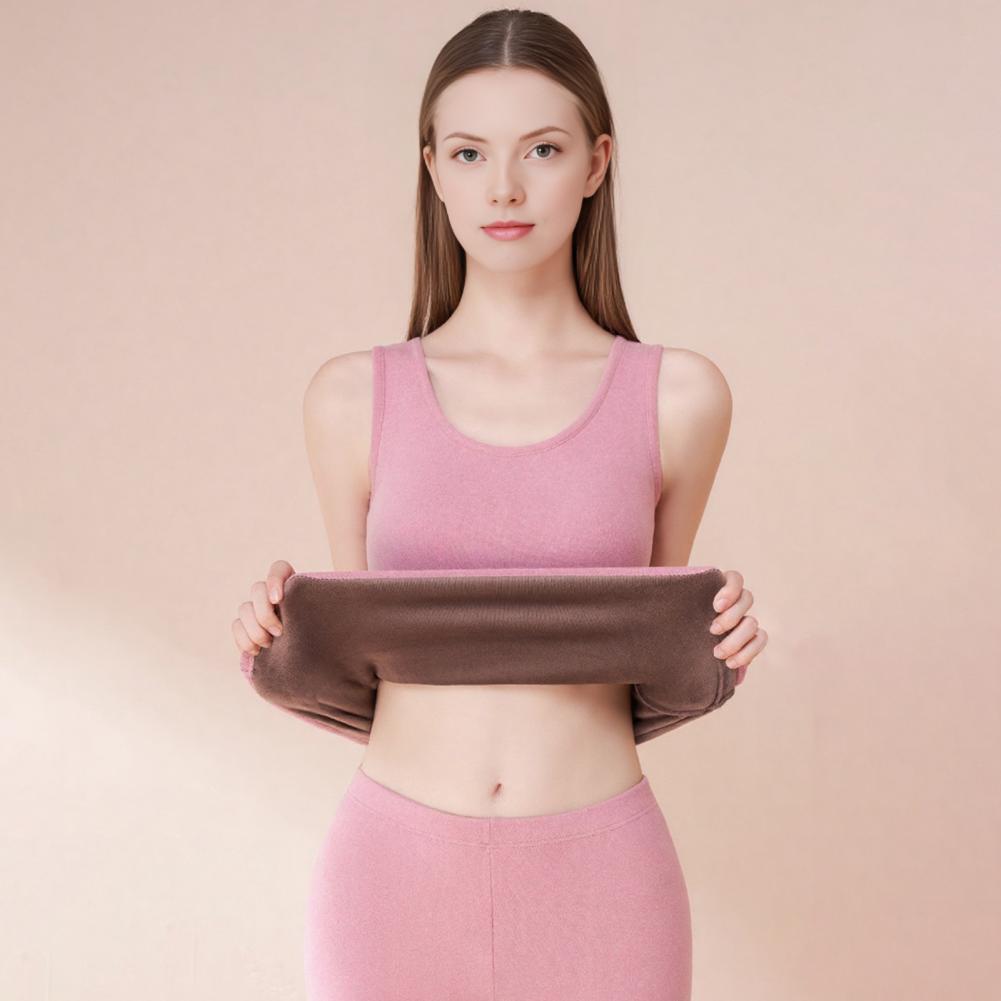 Fleece Lined Women Thermal Tan - مراجعة Undershirt Crew Neck وسعره