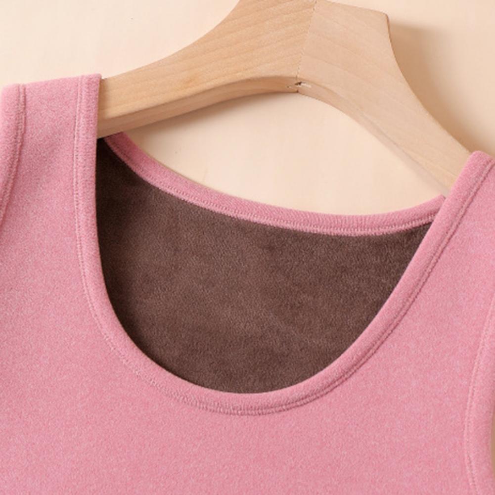 Fleece Lined Women Thermal Tan - مراجعة Undershirt Crew Neck وسعره
