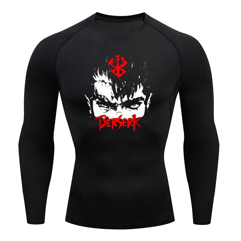 Sportswear for Men Gym Anime B - مراجعة T Shirt Tight Fit وسعره