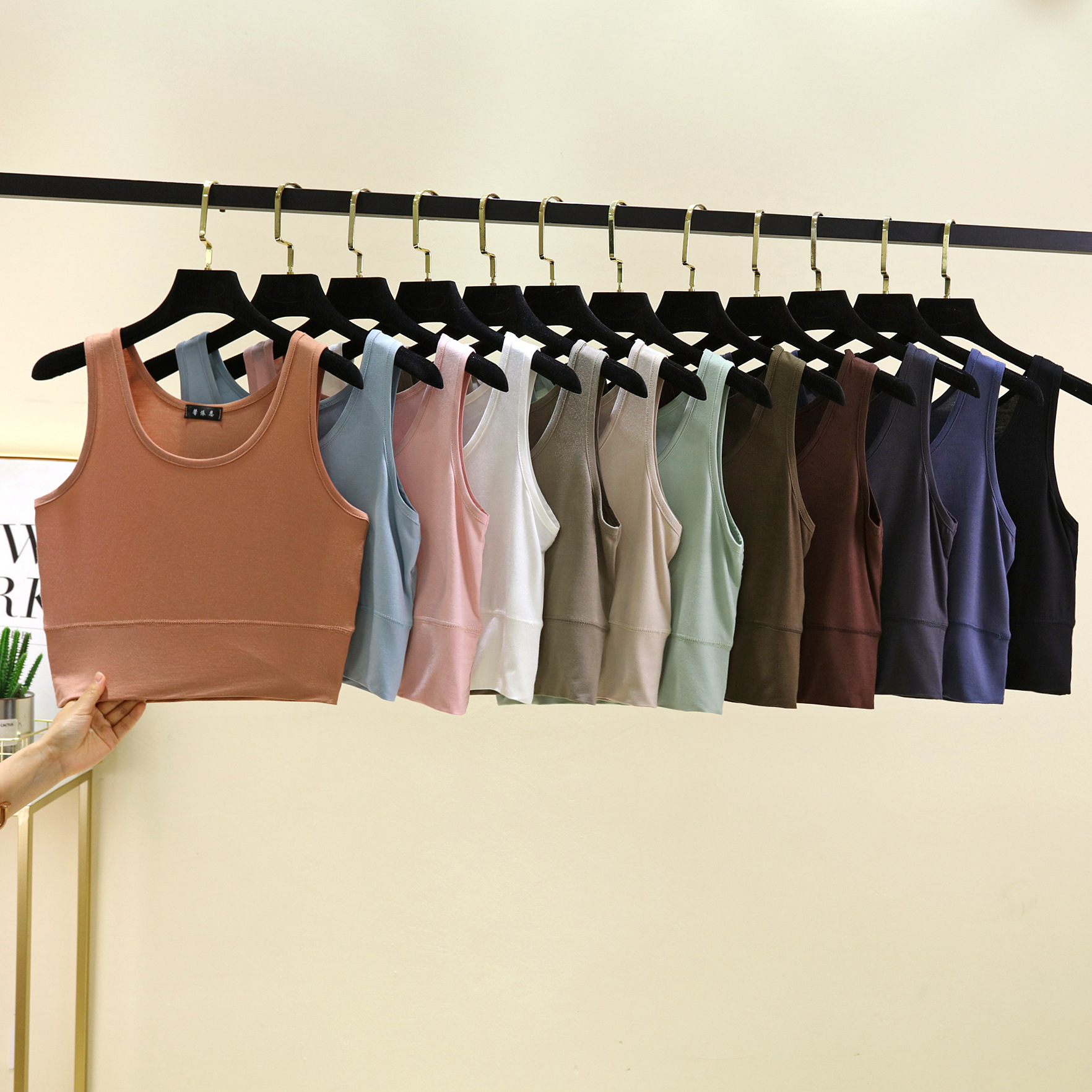 Modal O Neck cropped top Elast - مراجعة Sleeveless Undershirt وسعره