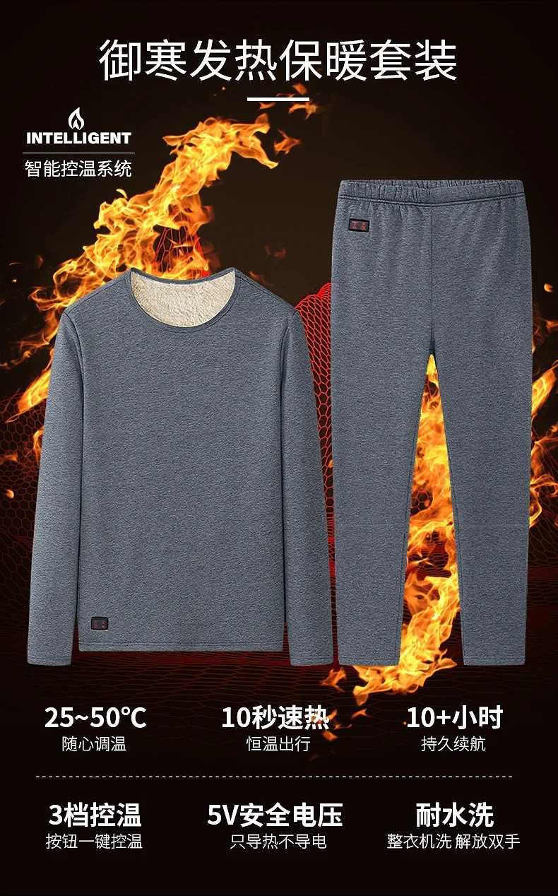 Men Winter Thermal Heated Jack - مراجعة Thermal Long John وسعره