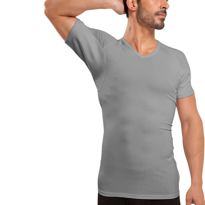 Men Undershirts Anti-transpira - مراجعة Undershirt Crew Neck وسعره