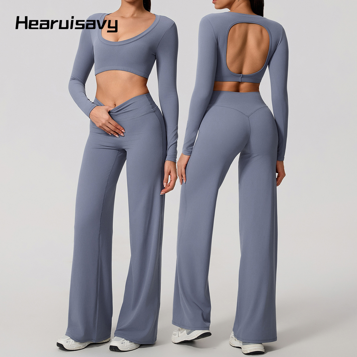Hearuisavy Sports Set 2Pcs Wom - مراجعة Compression Long Pant وسعره