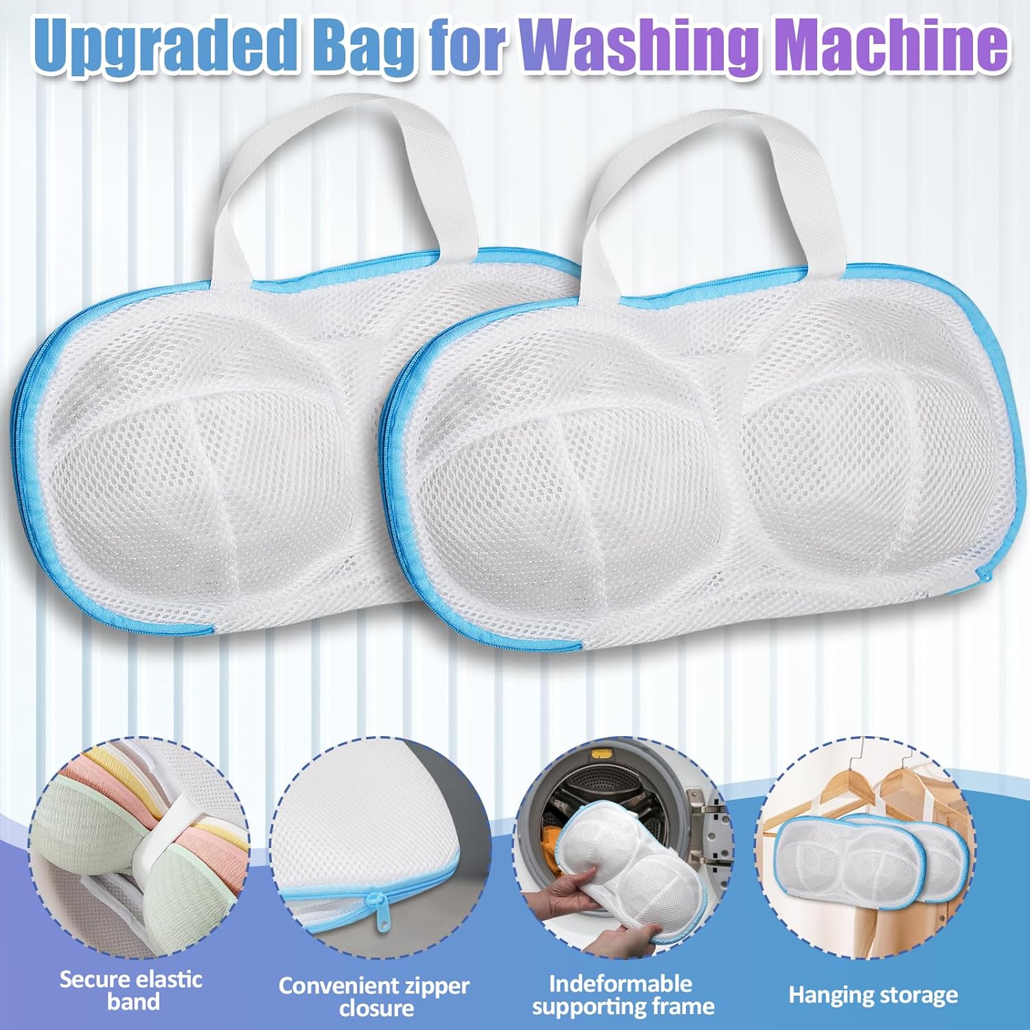 2-Pack Bra Wash Bags- Non-Defo - مراجعة Multi Pack Underwear وسعره