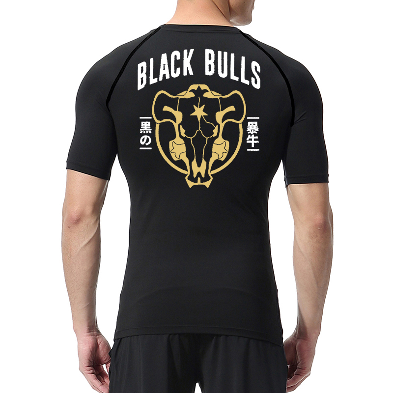 Black Bull Print Compression S - مراجعة Undershirt Crew Neck وسعره