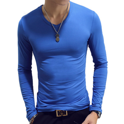 V Neck Mens T Shirts Plain Lon - مراجعة Undershirt Crew Neck وسعره
