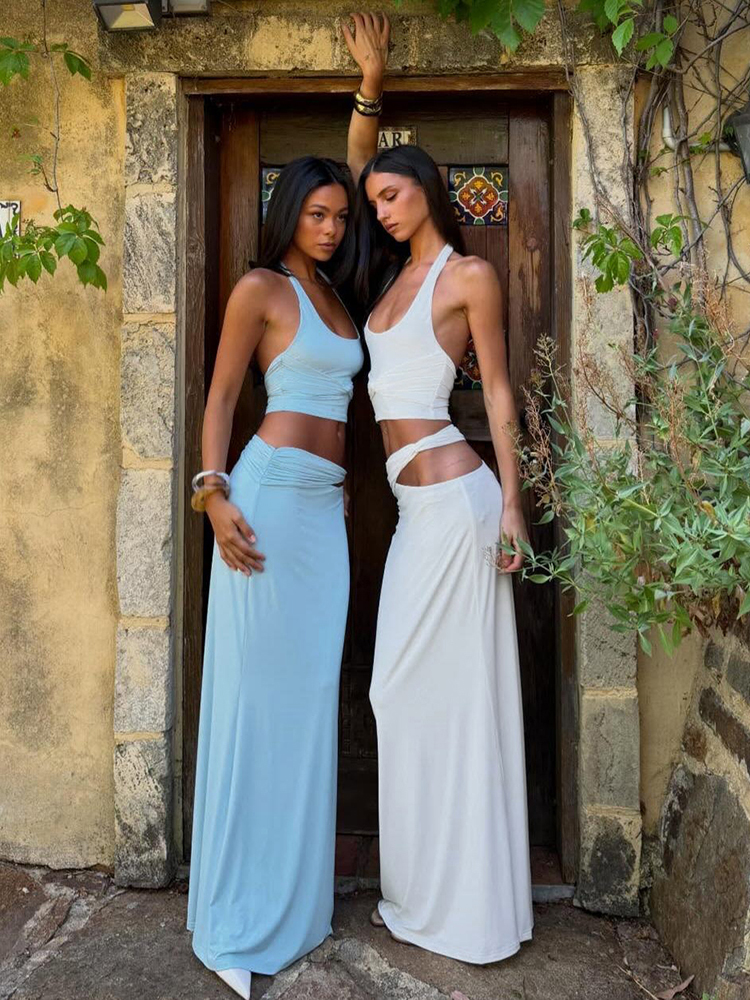 Kliou Sexy Fashion 2 Piece Set - مراجعة Suspender Tank Top وسعره