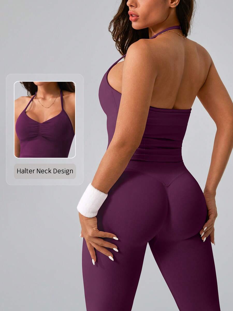Womens Ribbed Elastic Halter N - مراجعة Tank Top Ribbed وسعره
