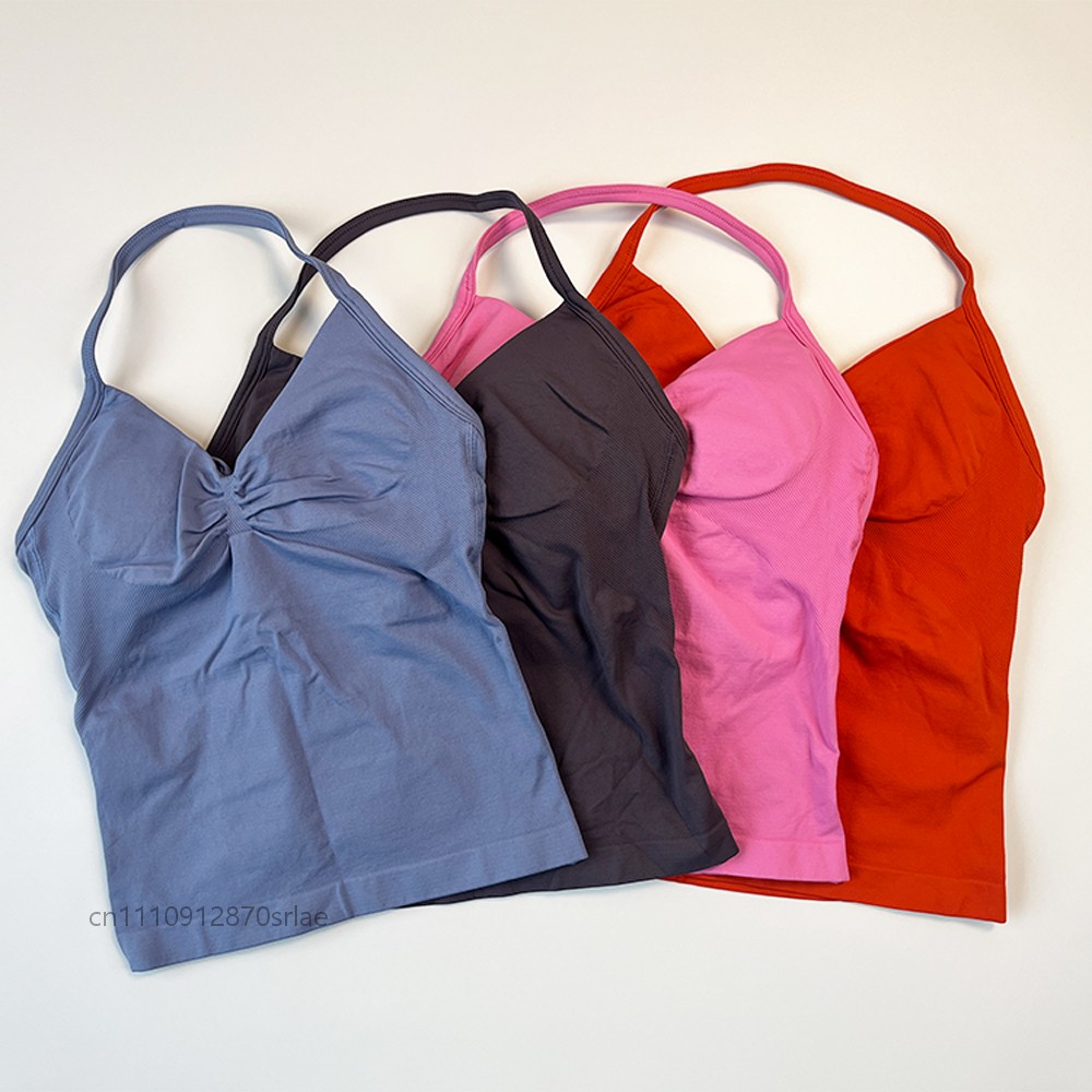 Women's Seamless Halter Strapp - مراجعة Suspender Tank Top وسعره