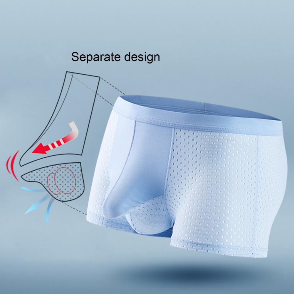 2025 M-3XL Men Boxers Elephant - مراجعة Mesh Sport Boxer وسعره