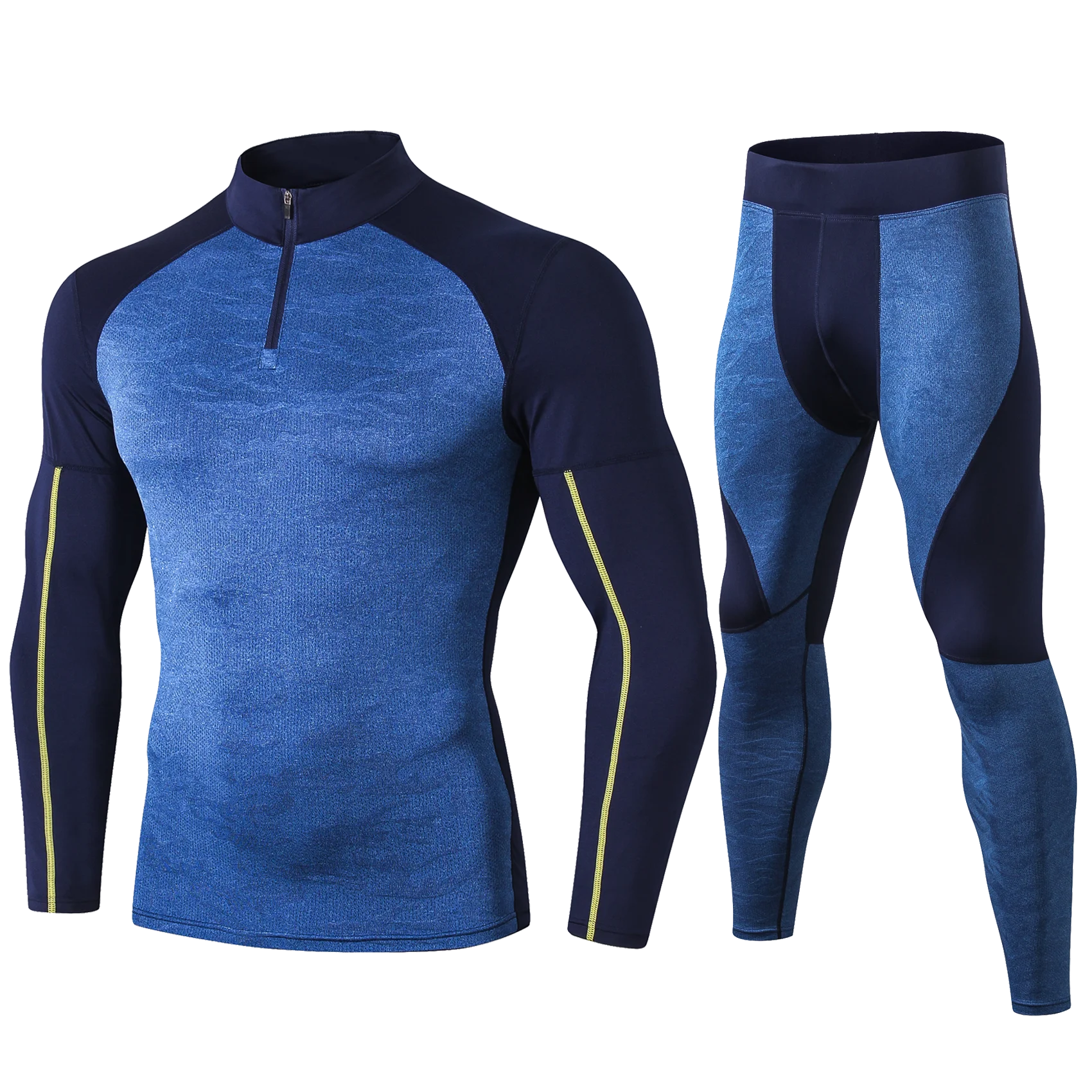 Mens Running Set Compression T - مراجعة Compression Long Pant وسعره