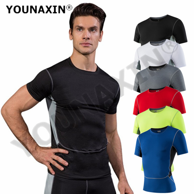 Men Top Sports T-Shirts Compre - مراجعة T Shirt Tight Fit وسعره