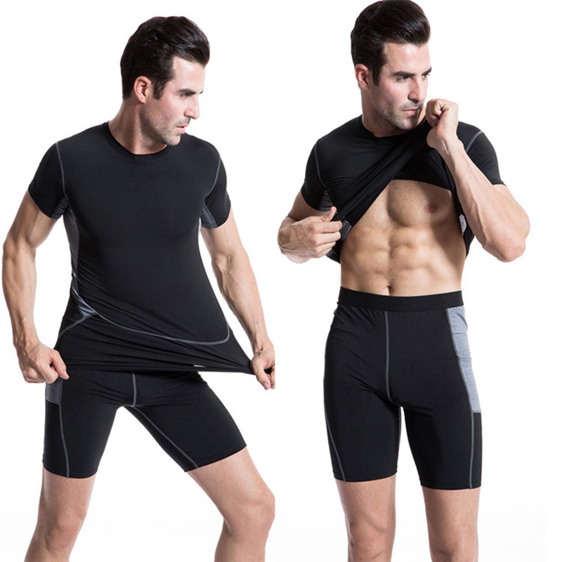 Men Top Sports T-Shirts Compre - مراجعة T Shirt Tight Fit وسعره