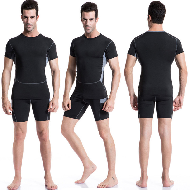 Men Top Sports T-Shirts Compre - مراجعة T Shirt Tight Fit وسعره