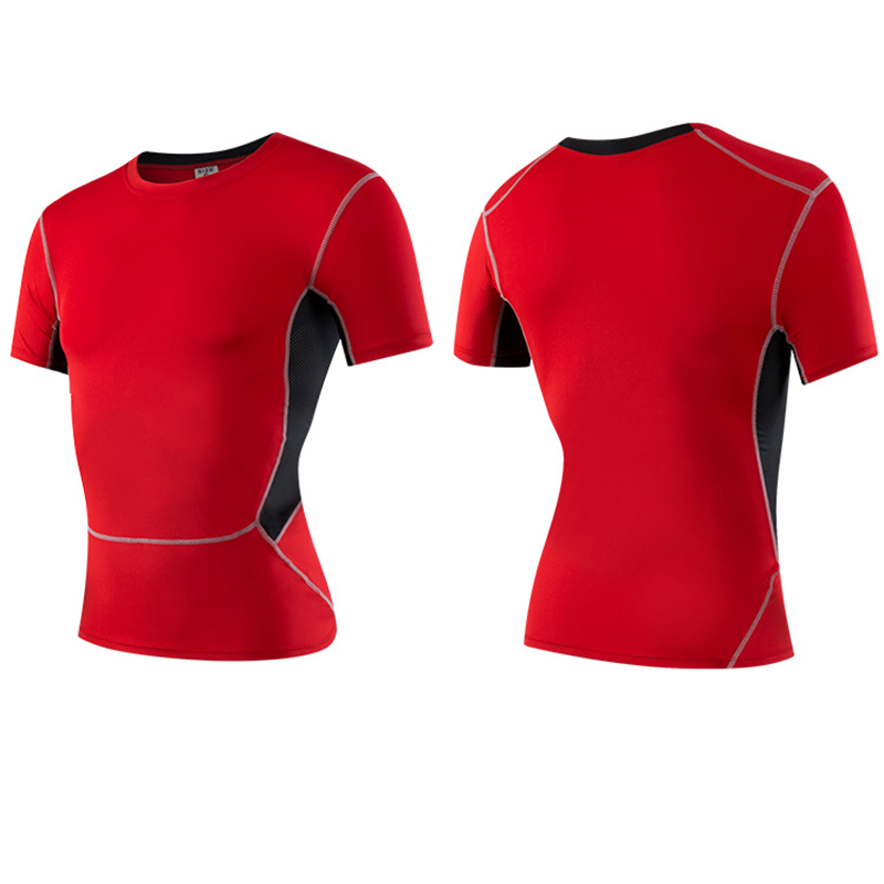 Men Top Sports T-Shirts Compre - مراجعة T Shirt Tight Fit وسعره