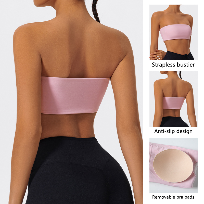 Strapless Sports Bra Gym Crop  - مراجعة Quick Dry Underwear وسعره